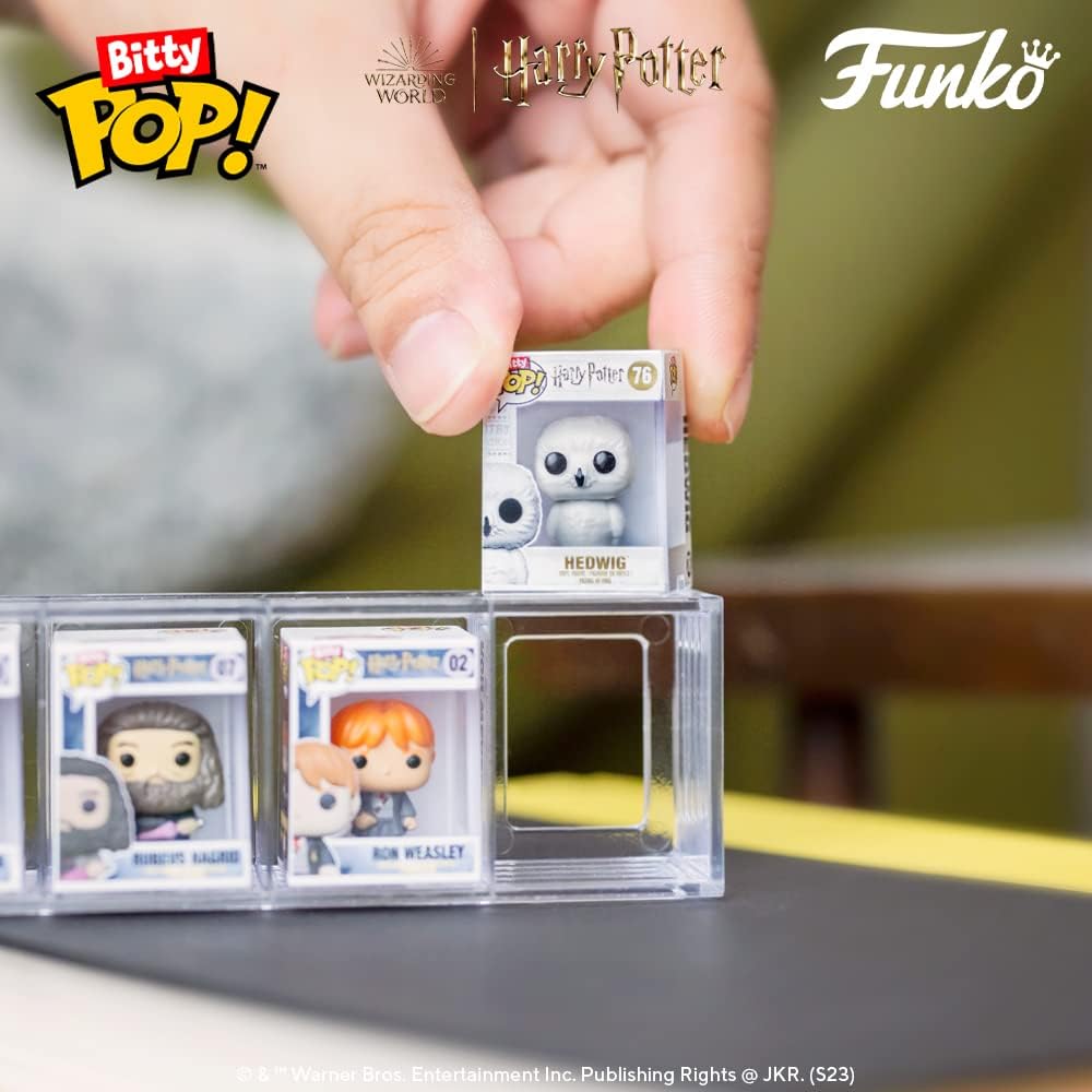 Funko Bitty POP! Harry Potter - Lord Voldemort™, Draco Malfoy™ (Quidditch™), Bellatrix Lestrange™ and A Surprise Mystery Mini Figure - 0.9 Inch (2.2 Cm) Collectable - Gift Idea - Cake Topper