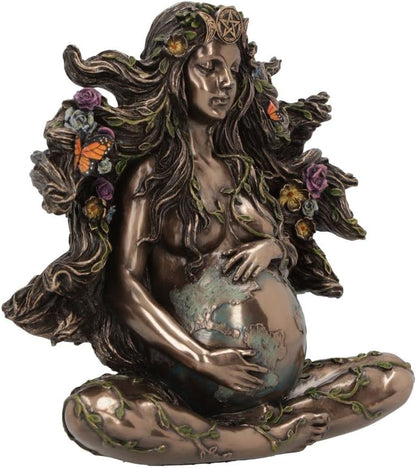 Nemesis Now Gaea Mother of All Life Bronze Figurine, 18cm