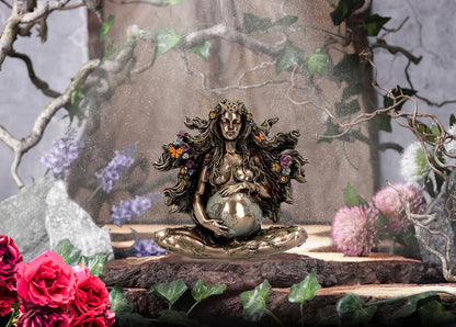 Nemesis Now Gaea Mother of All Life Bronze Figurine, 18cm