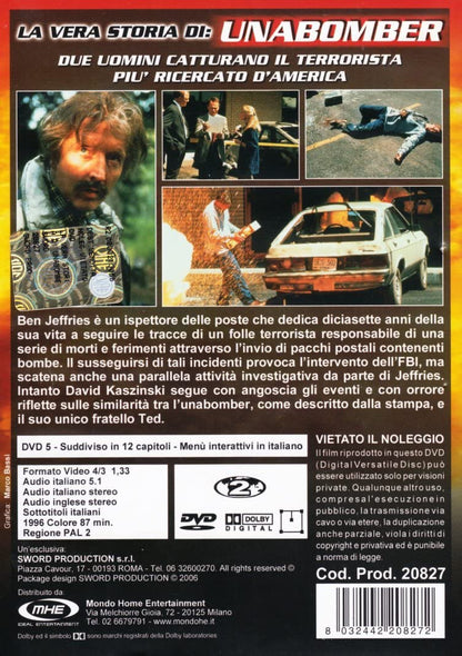 la vera storia di unabomber dvd Italian Import