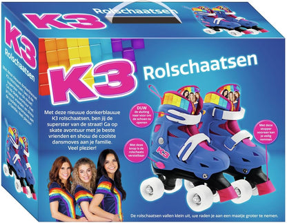 Unbekannt MEK3B2000320 Roller Skates, Dark Blue with Pink