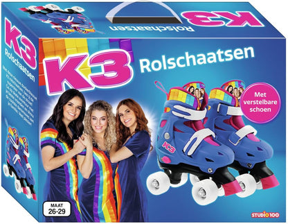 Unbekannt MEK3B2000320 Roller Skates, Dark Blue with Pink