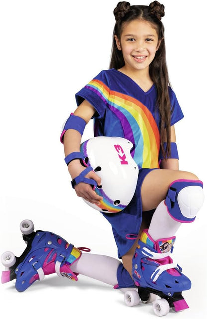 Unbekannt MEK3B2000320 Roller Skates, Dark Blue with Pink