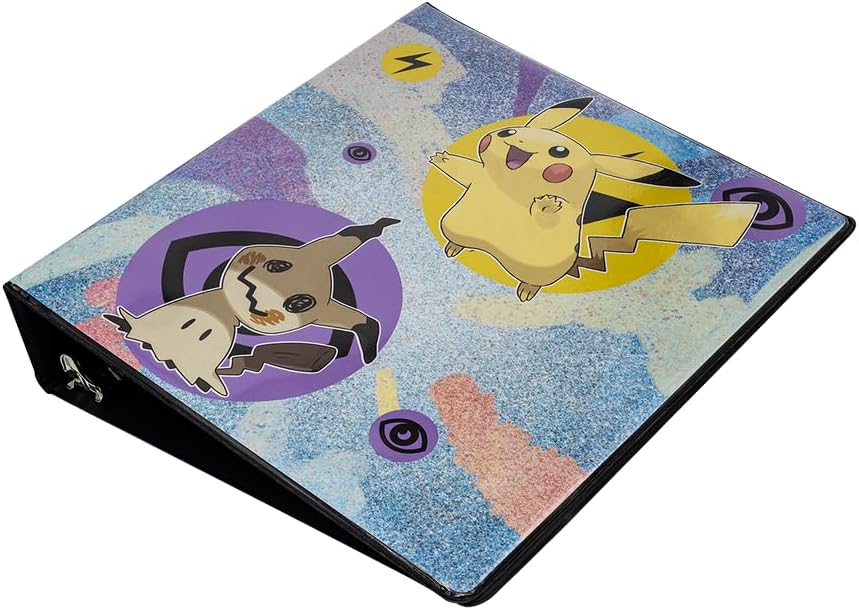 Ultra PRO - Pokémon Pikachu & Mimikyu 2” Album Folder for Collectible Trading Cards - 3 Ring Card Folder Perfect for Storing & Protecting Valuable Cards, Pair With Ultra PRO 9-pocket Pages