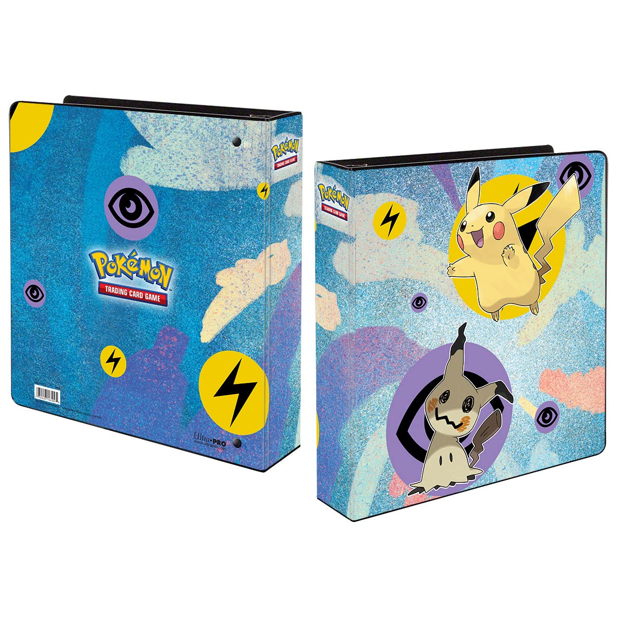 Ultra PRO - Pokémon Pikachu & Mimikyu 2” Album Folder for Collectible Trading Cards - 3 Ring Card Folder Perfect for Storing & Protecting Valuable Cards, Pair With Ultra PRO 9-pocket Pages