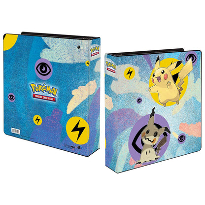 Ultra PRO - Pokémon Pikachu & Mimikyu 2” Album Folder for Collectible Trading Cards - 3 Ring Card Folder Perfect for Storing & Protecting Valuable Cards, Pair With Ultra PRO 9-pocket Pages