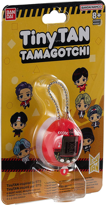 Tamagotchi Nano TinyTAN Red | BTS TinyTAN 4cm Red Virtual Pet Hand Held Games Machine | Electronic Cyber Pet With All 7 BTS Stars | Mini Retro Tamagotchi Original Fun With Electronic Pets Toy