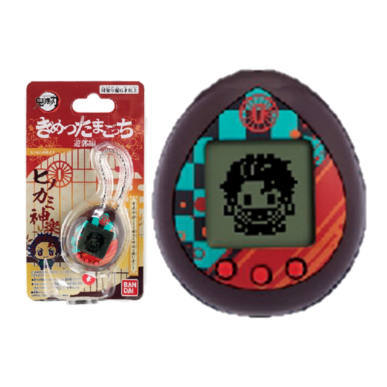 Bandai - Tamagotchi Nano - Demon Slayer - Edition Tanjiro Kamado (Hinokami - Danse du Dieu du FEU) - NT88566
