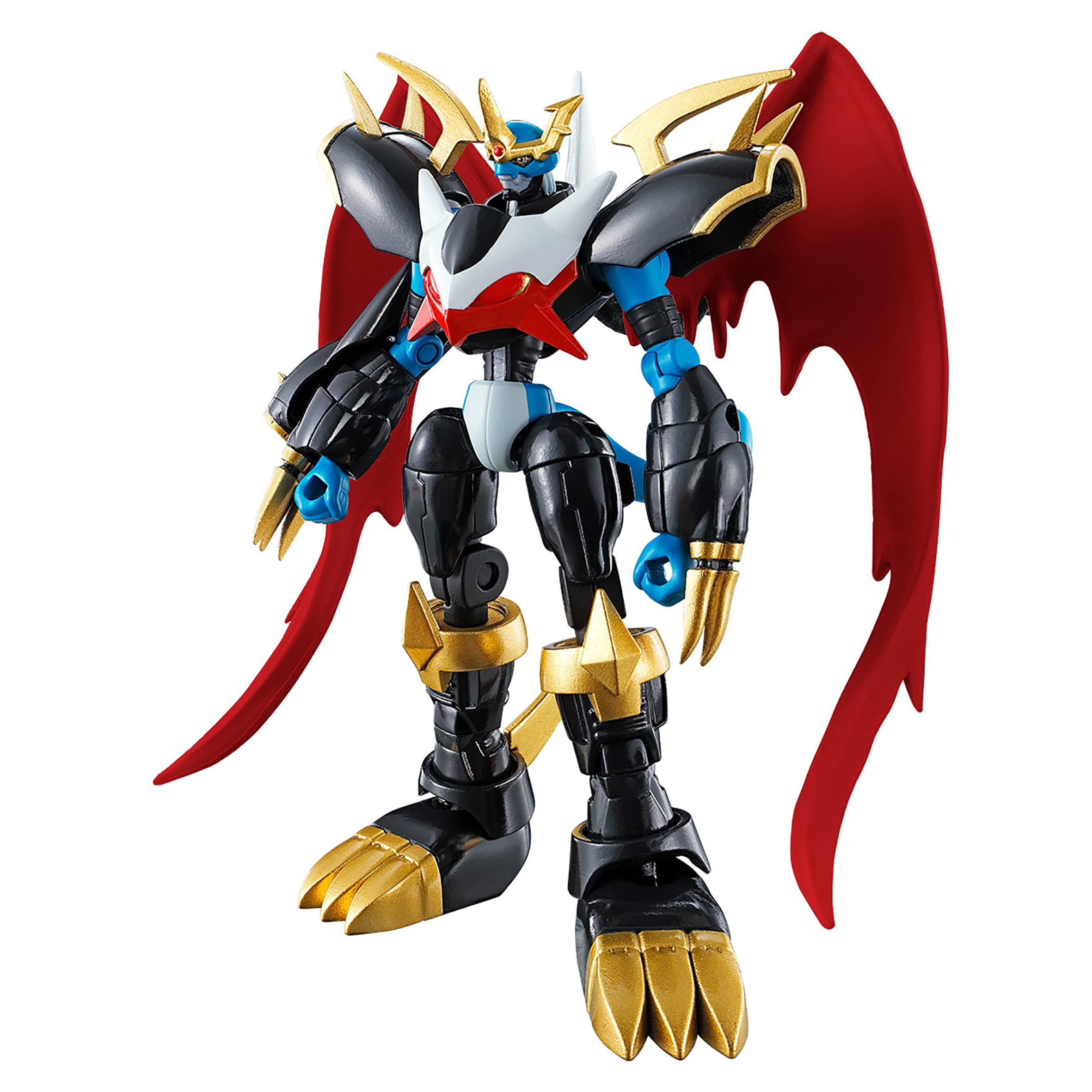 BANDAI CT2611509 Shokugan 10cm Tall Imperialdramon Toy with 2 Transforming Modes Shodo Action Figures Inspired by The Digimon Anime Series