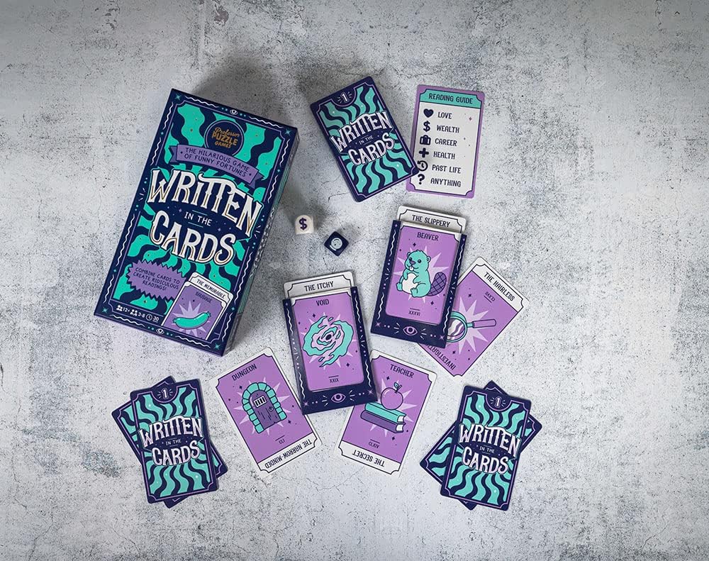 Professor Puzzle Written in The Cards - Hilarious Game of Funny fortunes!