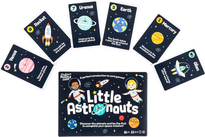 Professor Puzzle | Little Astronauts | Card Game | Ages 4+ | 2-5 Players | 10 Minutes Playing Time