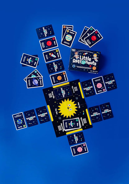 Professor Puzzle | Little Astronauts | Card Game | Ages 4+ | 2-5 Players | 10 Minutes Playing Time