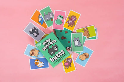 Professor Puzzle | May Contain Butts | Card Game | Ages 6+ | 2-6 Players | 15 Minutes Playing Time