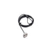 Security Cable T-Lock Base, Keyed, 3X7Mm Slot