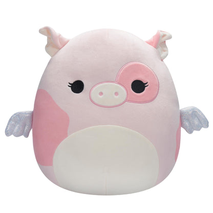 Jazwares Squishmallows - 30 cm P14 pluche - roze gevlekt varken (2405P14)