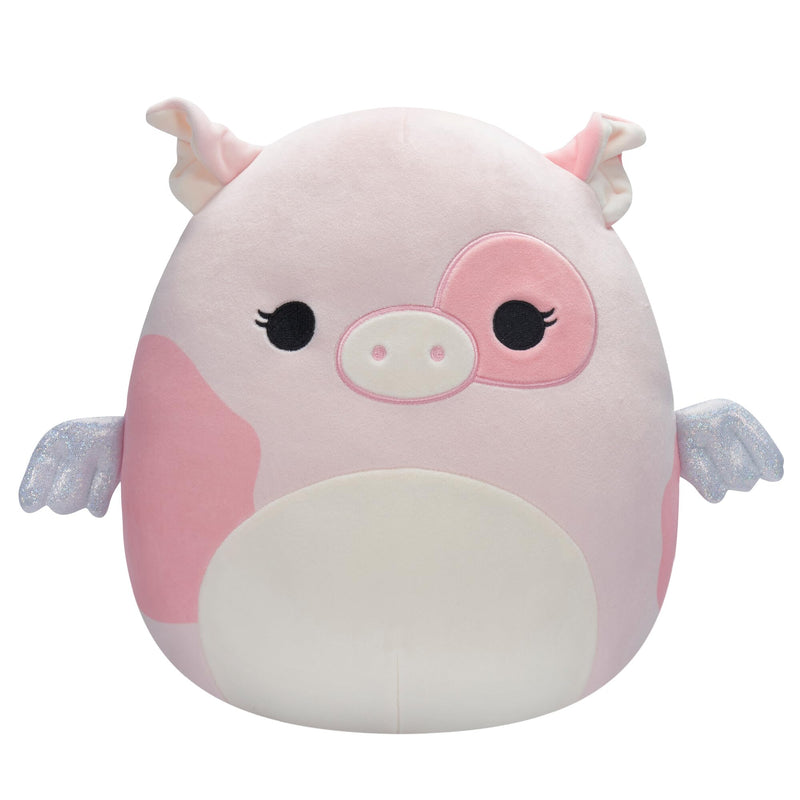 Jazwares Squishmallows - 30 cm P14 pluche - roze gevlekt varken (2405P14)
