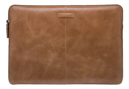 dbramante1928 - Skagen Pro Laptophoes, laptophoes, compatibel met MacBook Pro 14 inch tot 14 inch, van robuust hoogwaardig leer, Tan (2e generatie)