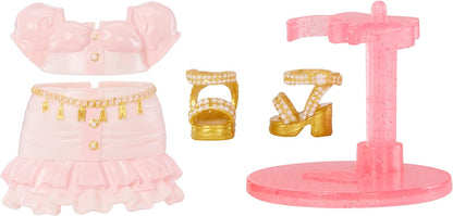 Na! Na! Na! Surprise Mini Backpack con la Muñeca de Moda Amelie Laurent - Mochila Gatito Rosa - para Coleccionistas y Niños de 5+ Años