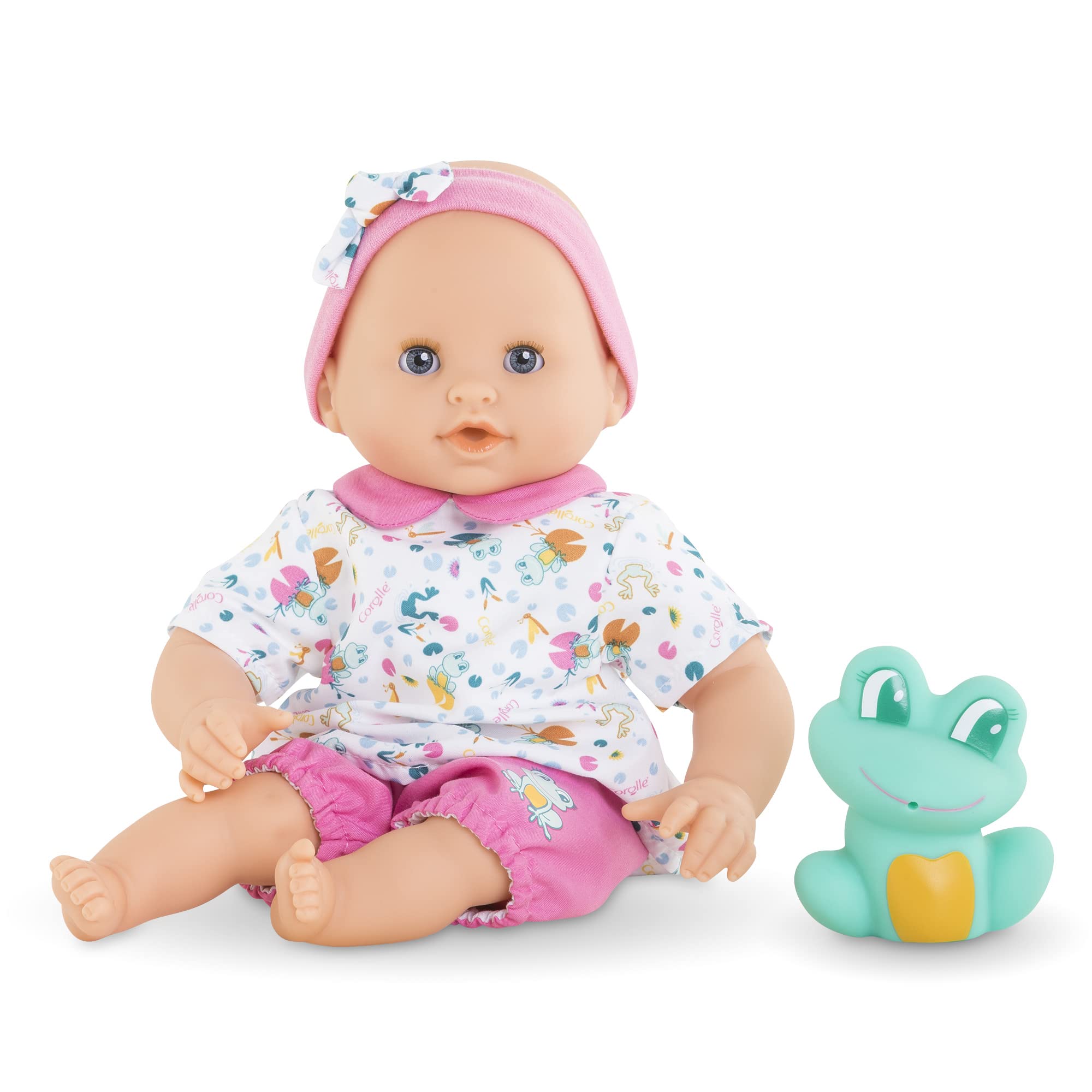Corolle - Meine erste Puppe, Baby-Badewanne, Ozean, 30 cm, ab 18 Monaten, 9000100650 Rosa