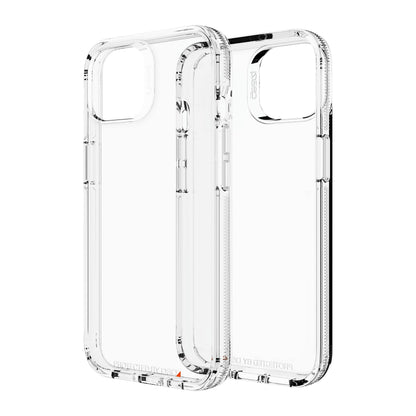 ZAGG Gear 4 Crystal Palace D30 Protective Case, Compatible with iPhone 13, 5G, Slim, Shockproof, Wireless Charging, MagSafe, Clear Clear iPhone 13 iPhone 13 Solid