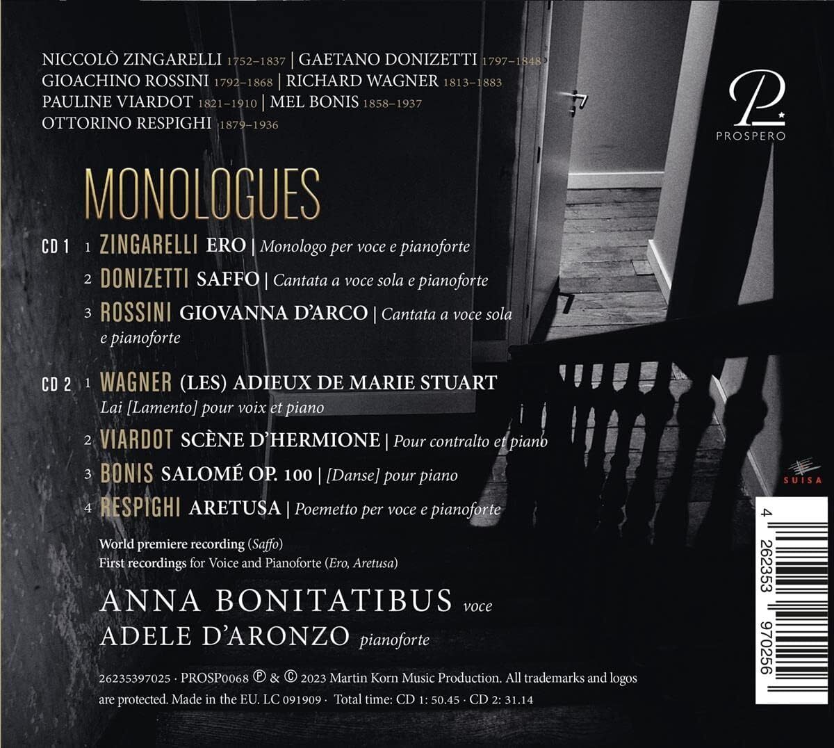 Anna Bonitatibus/Adele D'Aronzo: Monologues