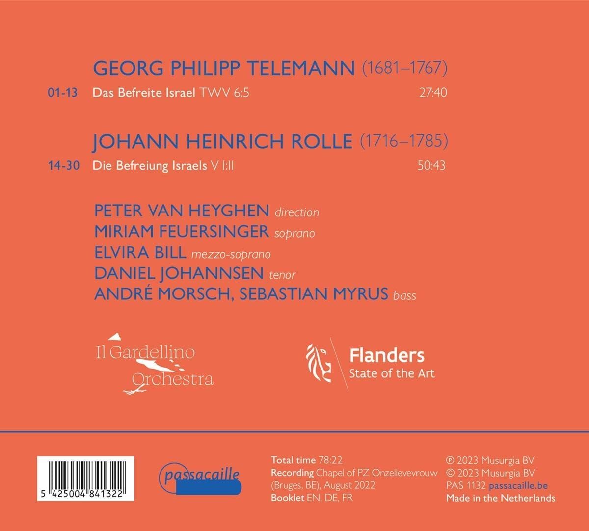 Telemann/Rolle: Die Befreiung Israels