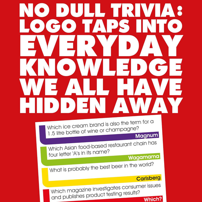 Drumond Park The LOGO Mini Board Game Second Edition - The Mini Family Travel Board Game of Brands and Products You Know and Love