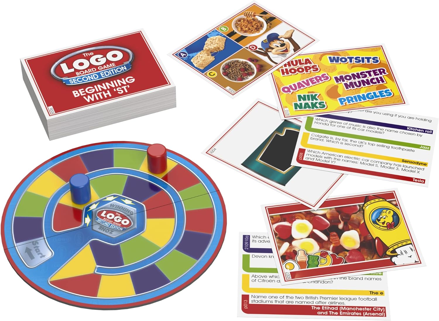 Drumond Park The LOGO Mini Board Game Second Edition - The Mini Family Travel Board Game of Brands and Products You Know and Love
