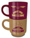 Pyramid International Harry Potter Set of 2 Mugs, Quidditch Catch and Keeper Stacking Mug Set - Official Merchandise
