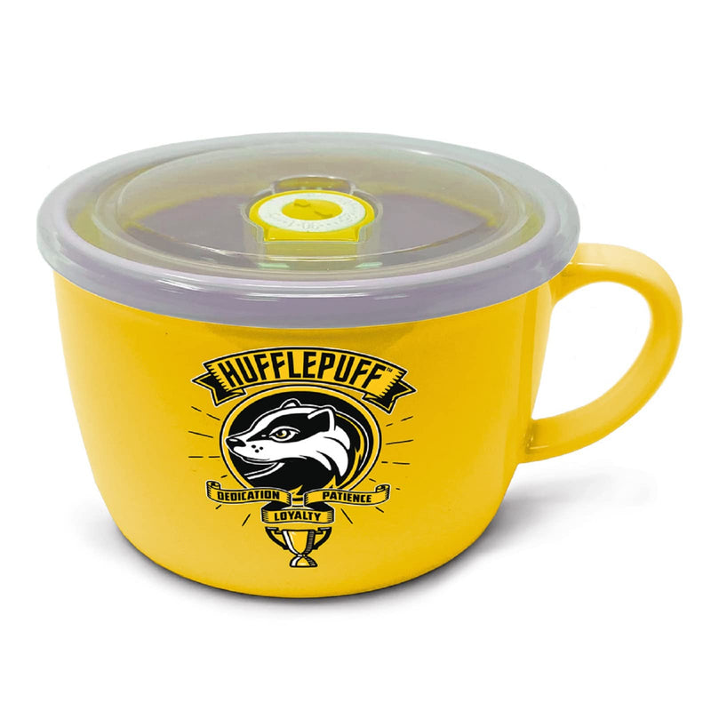 Pyramid International Potter Soup and Snack Mug, Hufflepuff Badger Crest Design, 60cm0ml - Official Merchandise GP85901