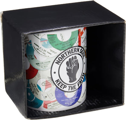 Pyramid MG22314 International Northern Soul Labels Ceramic Mug, 11 oz/315 ml