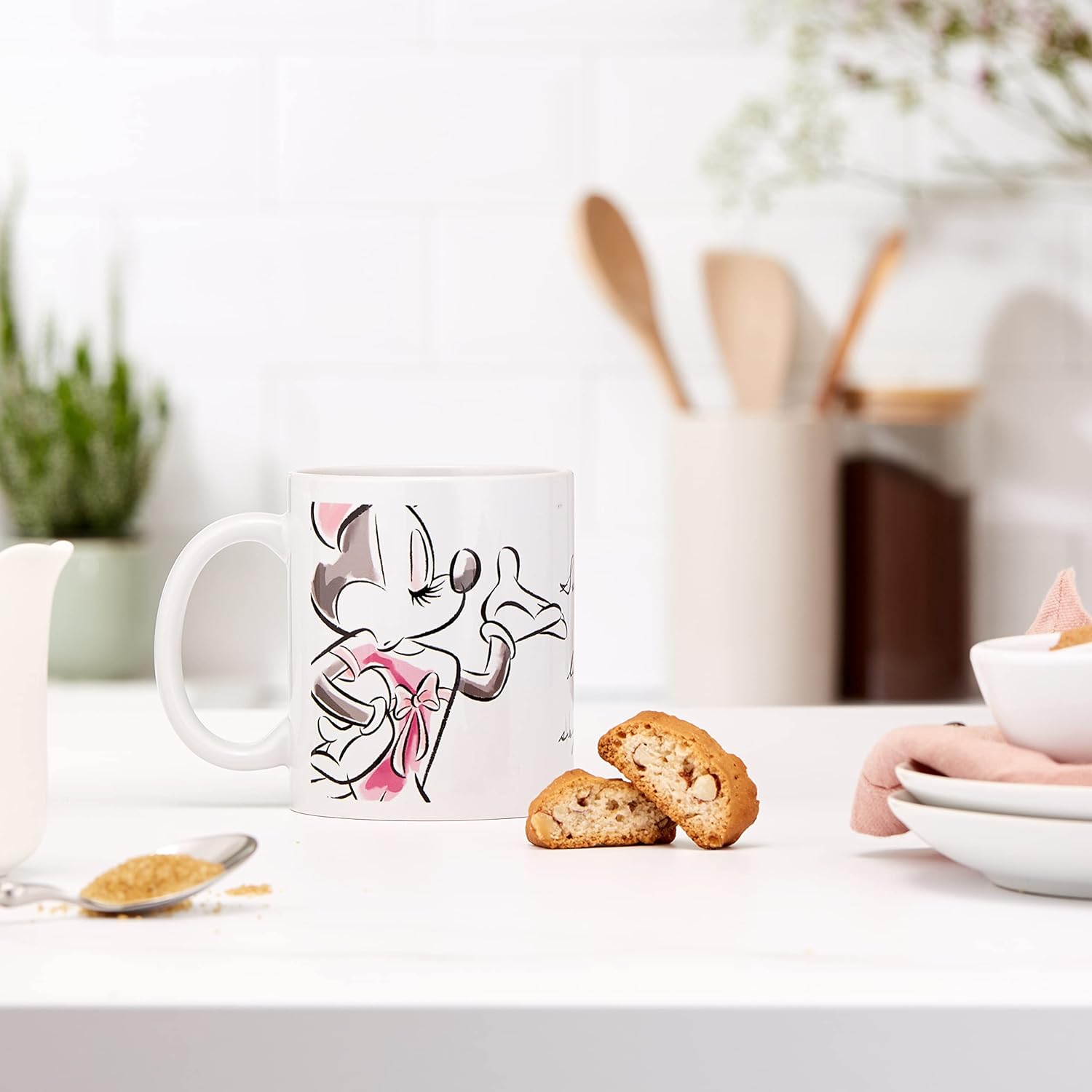 Disney Kaffeetassen, Keramik,312 milliliters, Mehrfarbig, 1 Stück (1er Pack