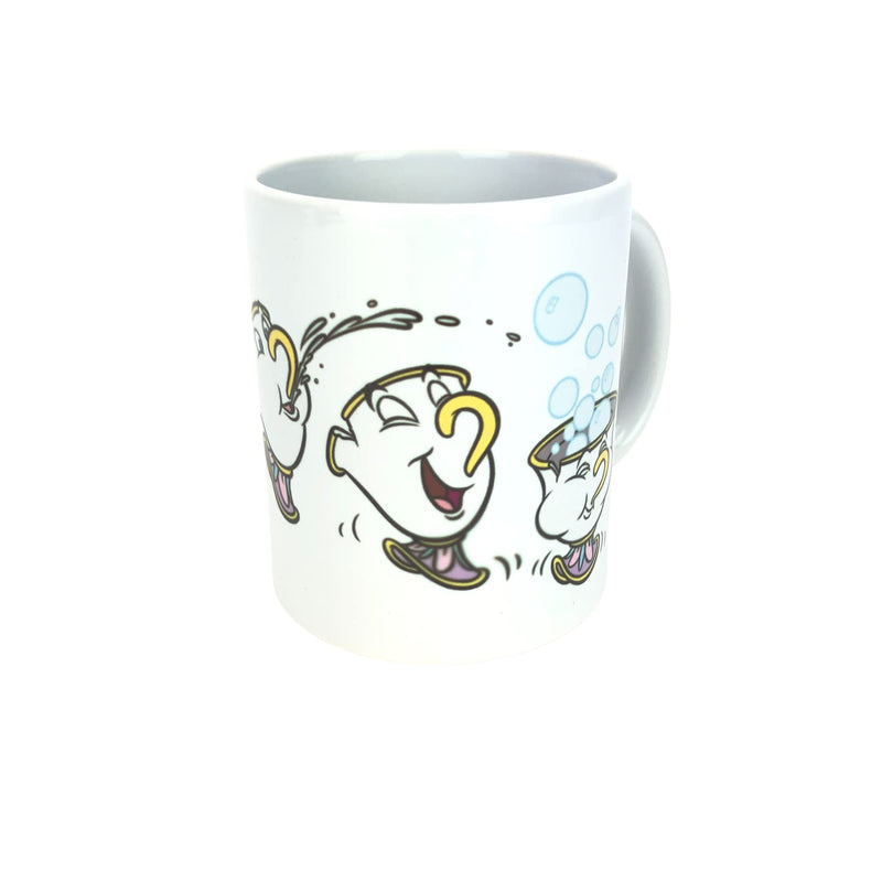 Pyramid International Beauty and the Beast (Chip Playtime) Official Boxed Ceramic Coffee/Tea Mug, Paper, Multi-Colour, 11 x 11 x 1.3 cm