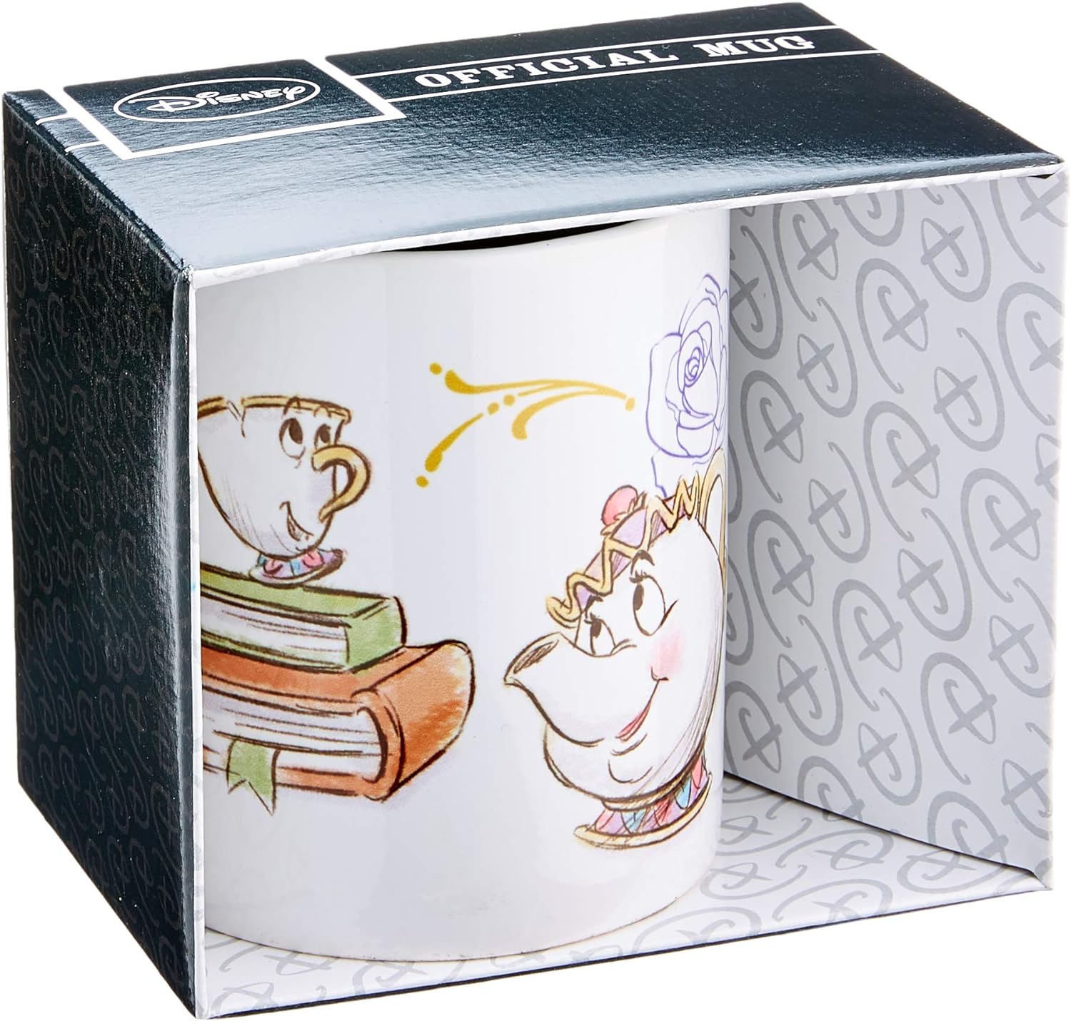 Pyramid International Beauty and the Beast (Chip Enchanted) - Taza de cerámica (11 x 11 x 1,3 cm