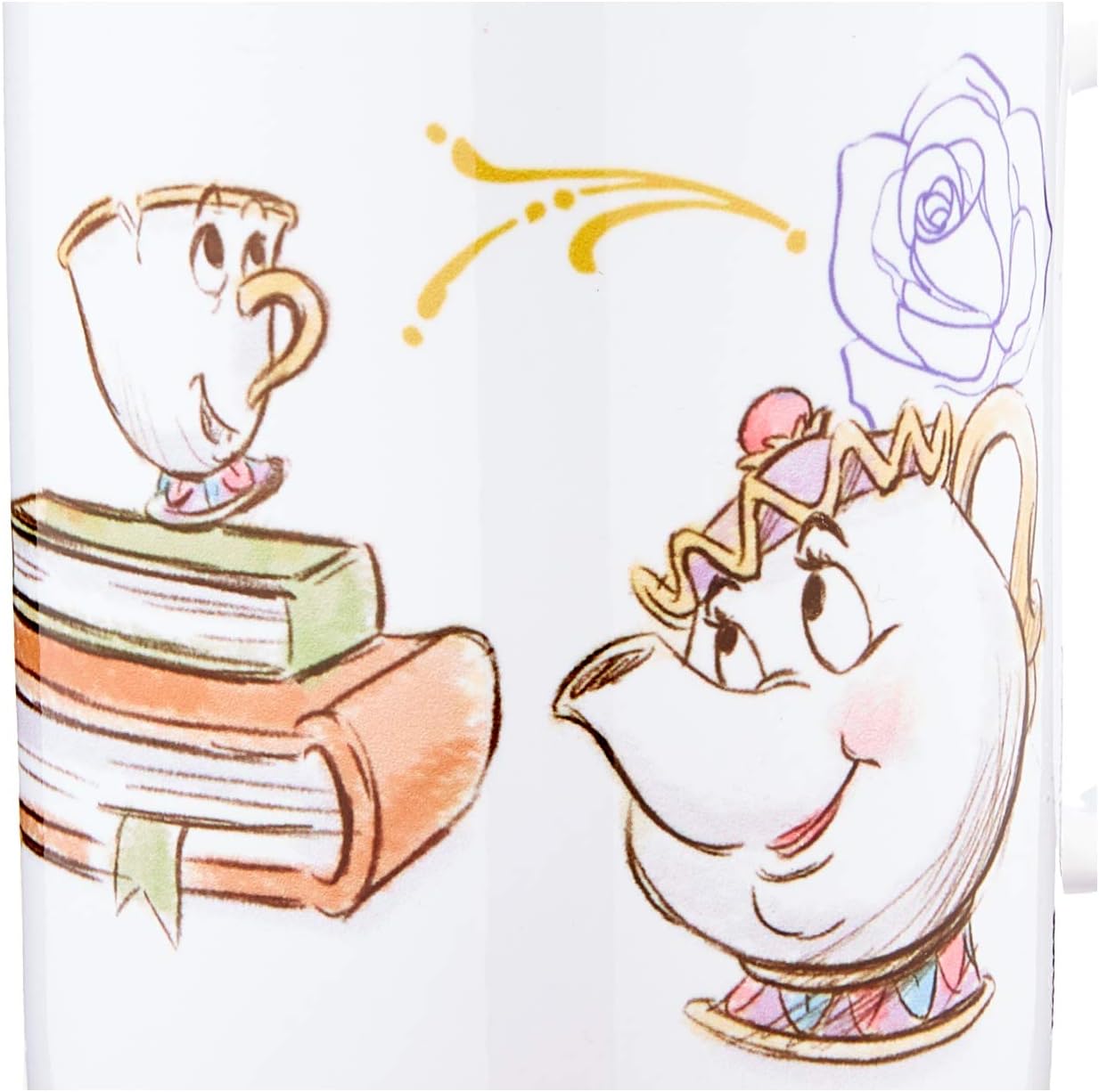 Pyramid International Beauty and the Beast (Chip Enchanted) - Taza de cerámica (11 x 11 x 1,3 cm