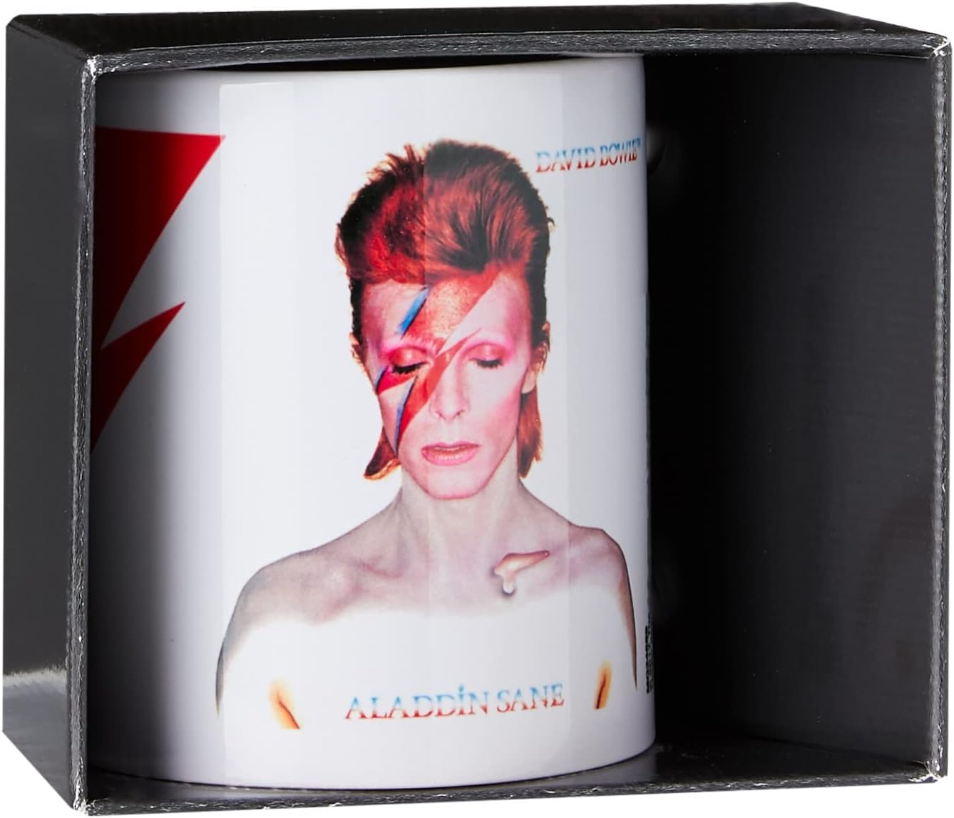 Pyramid International AFMG24689 David Bowie (Aladdin Sane) Official Boxed Ceramic Coffee/Tea Mug, Paper, Multi-Colour, 40 x 59 x 1.3 cm