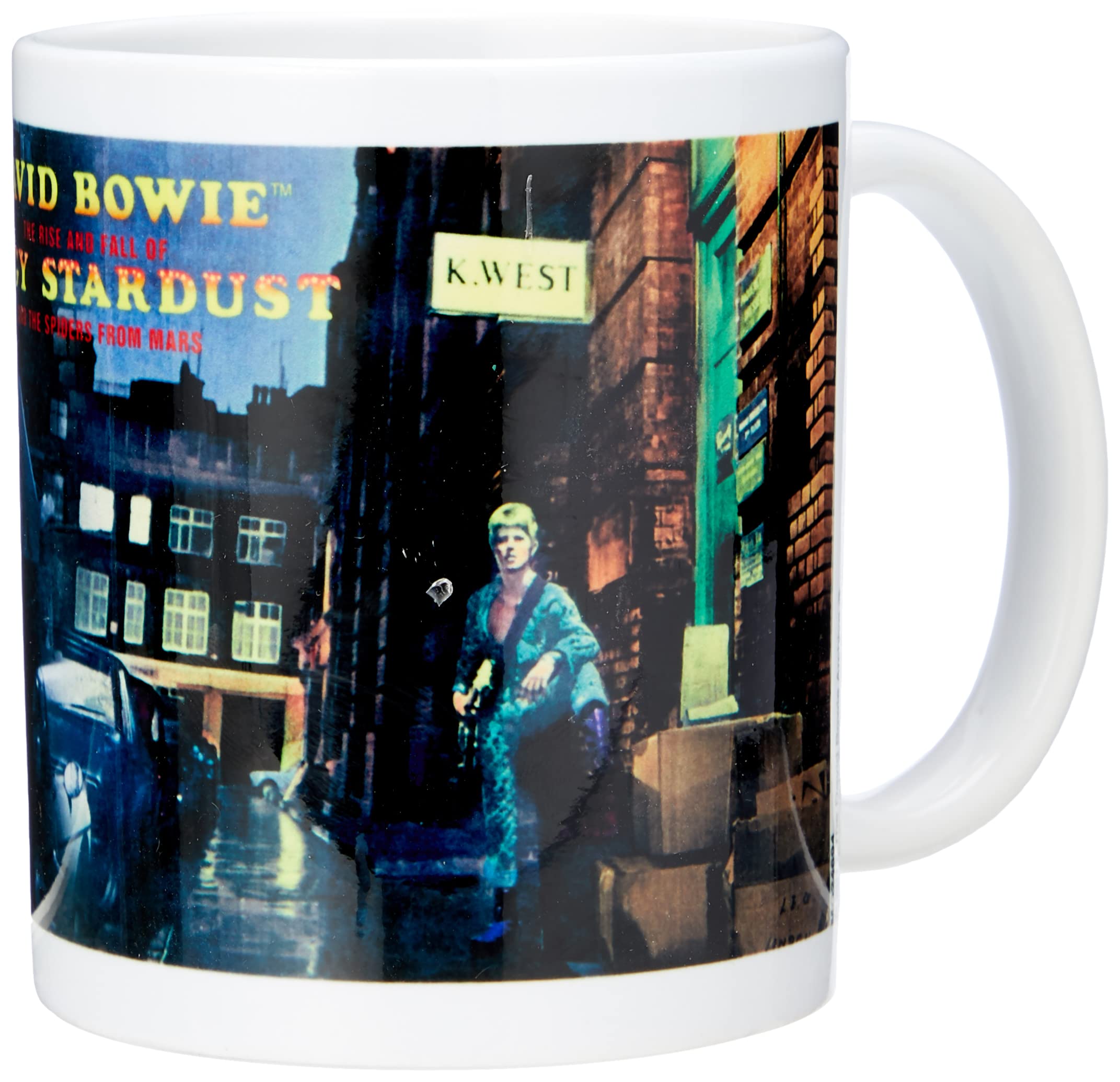 Pyramid International AFMG24694 David Bowie (Ziggy Stardust) Official Boxed Ceramic Coffee/Tea Mug, Paper, Multi-Colour, 11 x 11 x 1.3 cm