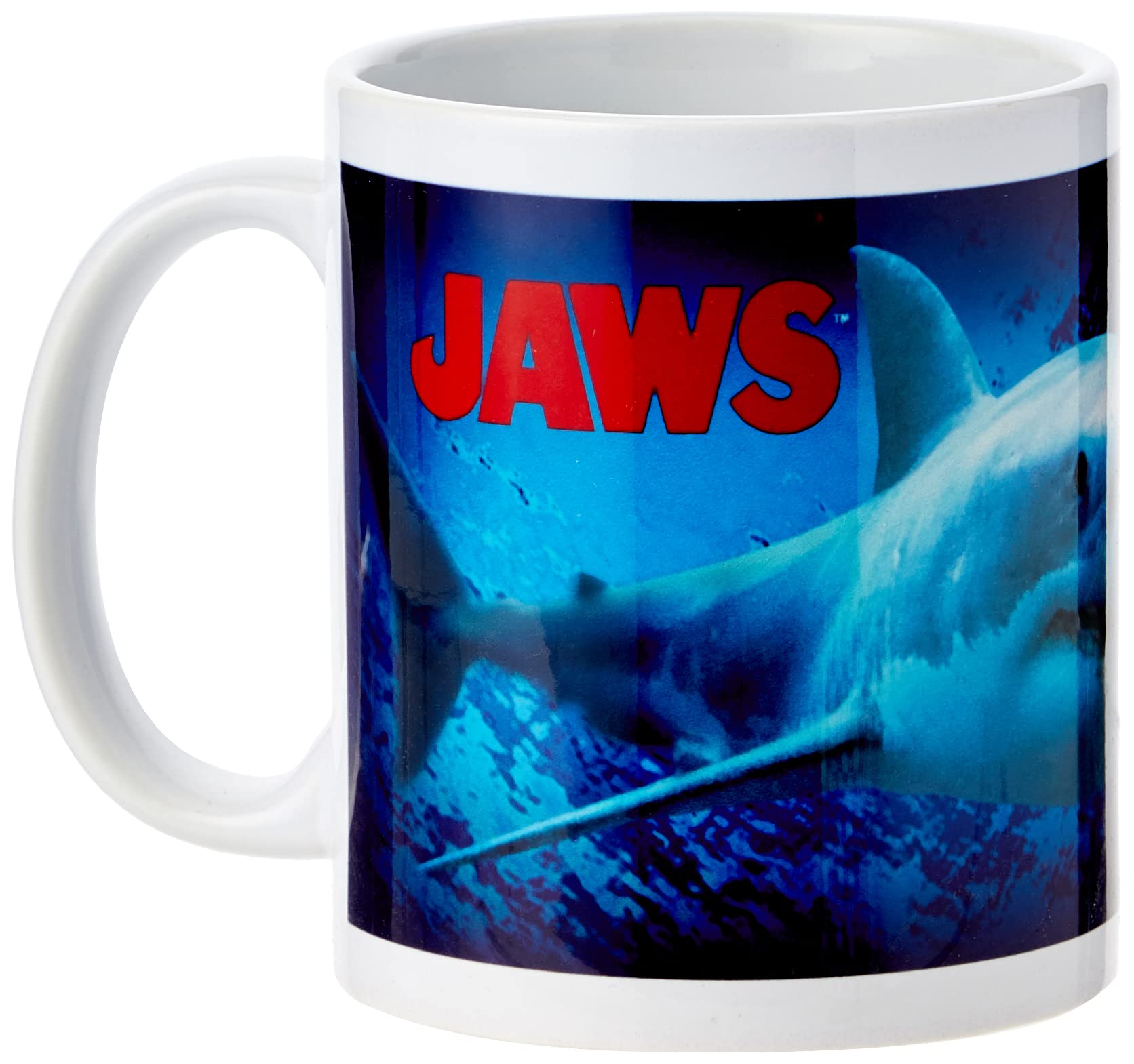 Pyramid MG24843 Jaws Bigger Boat Coffee Mug, Porcelain, Multi-Colour
