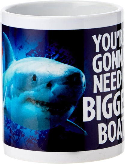 Pyramid MG24843 Jaws Bigger Boat Coffee Mug, Porcelain, Multi-Colour