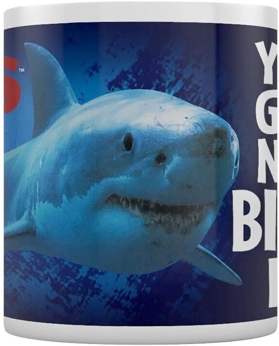 Pyramid MG24843 Jaws Bigger Boat Coffee Mug, Porcelain, Multi-Colour