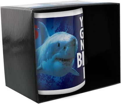 Pyramid MG24843 Jaws Bigger Boat Coffee Mug, Porcelain, Multi-Colour