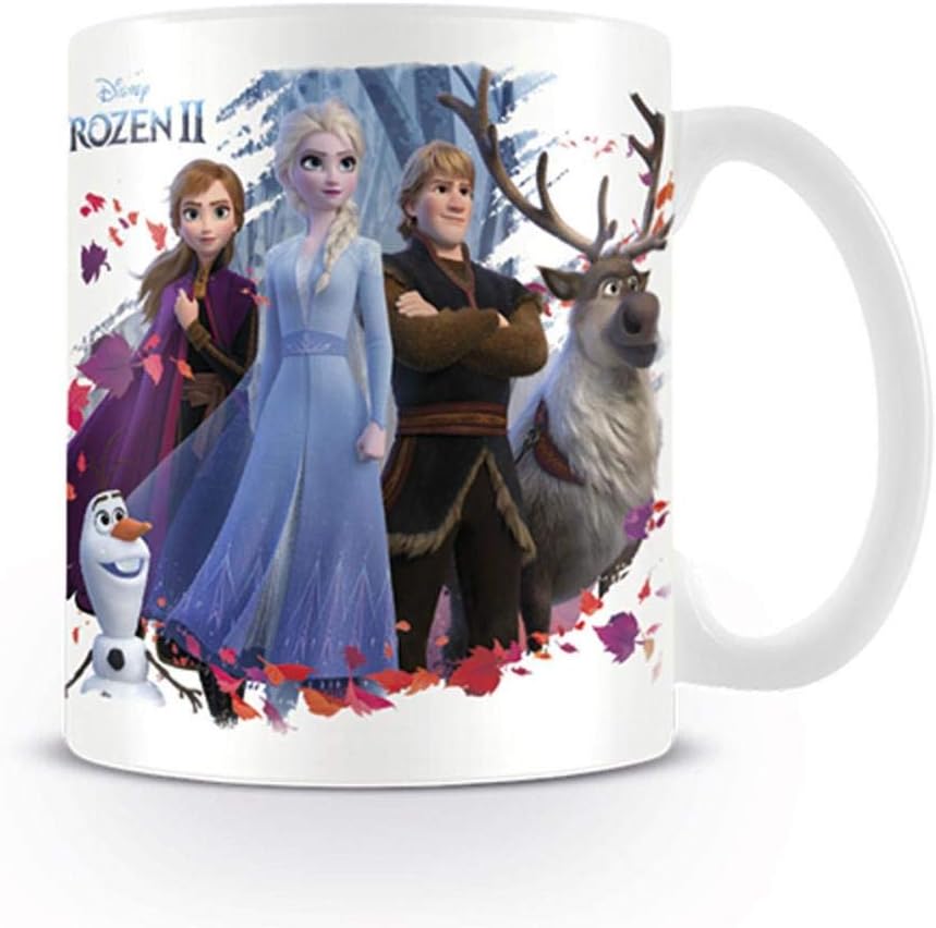 Disney MG25579 Frozen 2 (Group) Mug, 11oz/315ml, White, 1 Count (Pack of 1