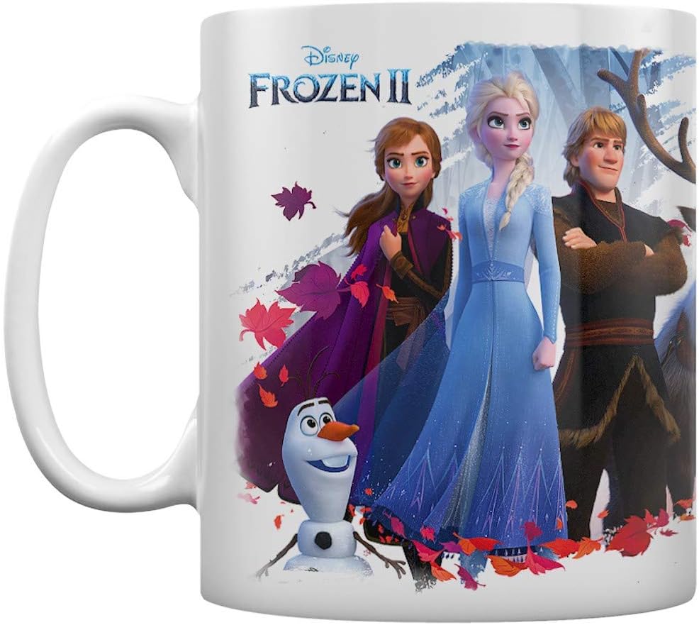 Disney MG25579 Frozen 2 (Group) Mug, 11oz/315ml, White, 1 Count (Pack of 1