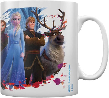 Disney MG25579 Frozen 2 (Group) Mug, 11oz/315ml, White, 1 Count (Pack of 1