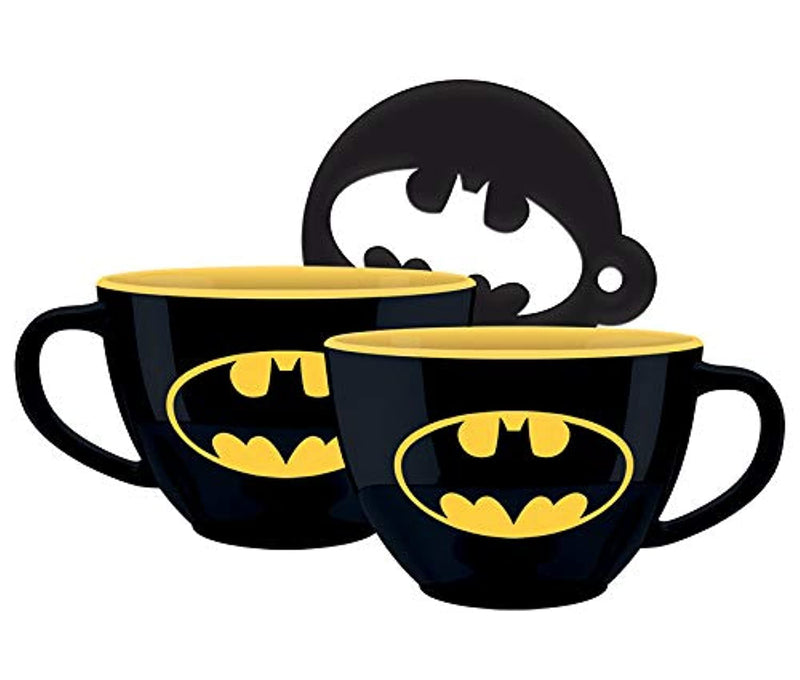 dc comics SCMG25597 Cappuccino Mug 22oz / 630ml (Batman Symbol)
