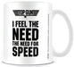 Top Gun (The Need for Speed Mug White 1 Count (Pack of 1)