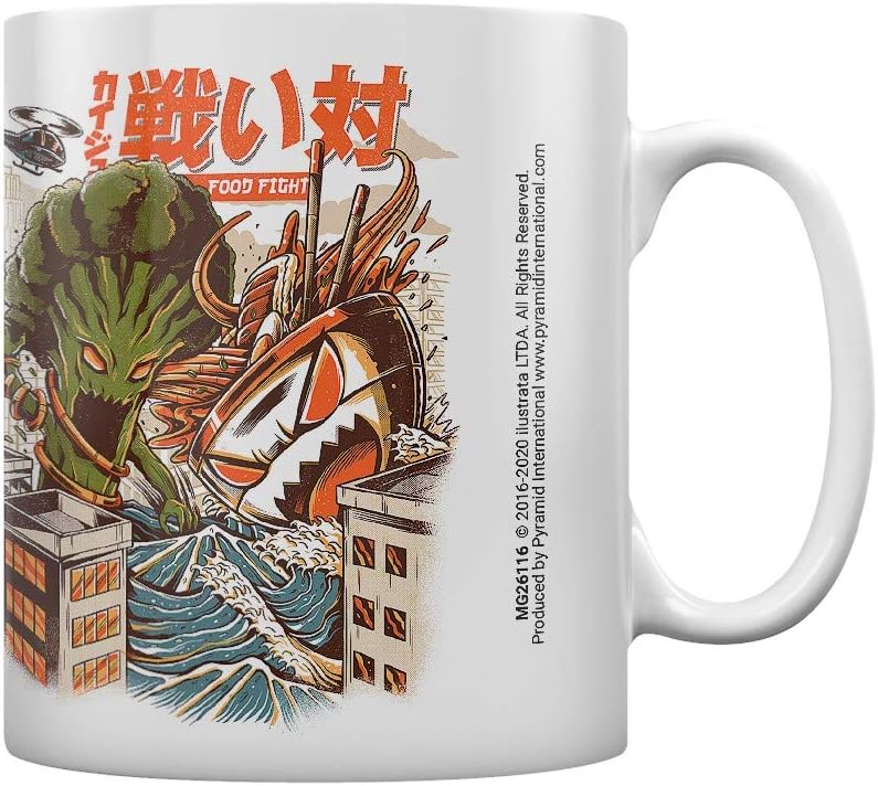 Ilustrata Food Fight Unisex Tasse multicolor Keramik 0,3 l