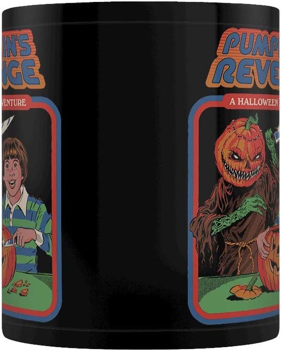 Pyramid International MGB26206 Steven Rhodes (Pumpkins Revenge) Black Coffee Mug, Ceramic, 11 oz