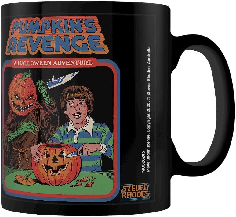 Pyramid International MGB26206 Steven Rhodes (Pumpkins Revenge) Black Coffee Mug, Ceramic, 11 oz