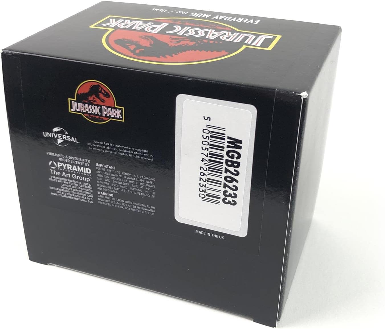 Pyramid International Jurassic Park Classic Logo Black Mug